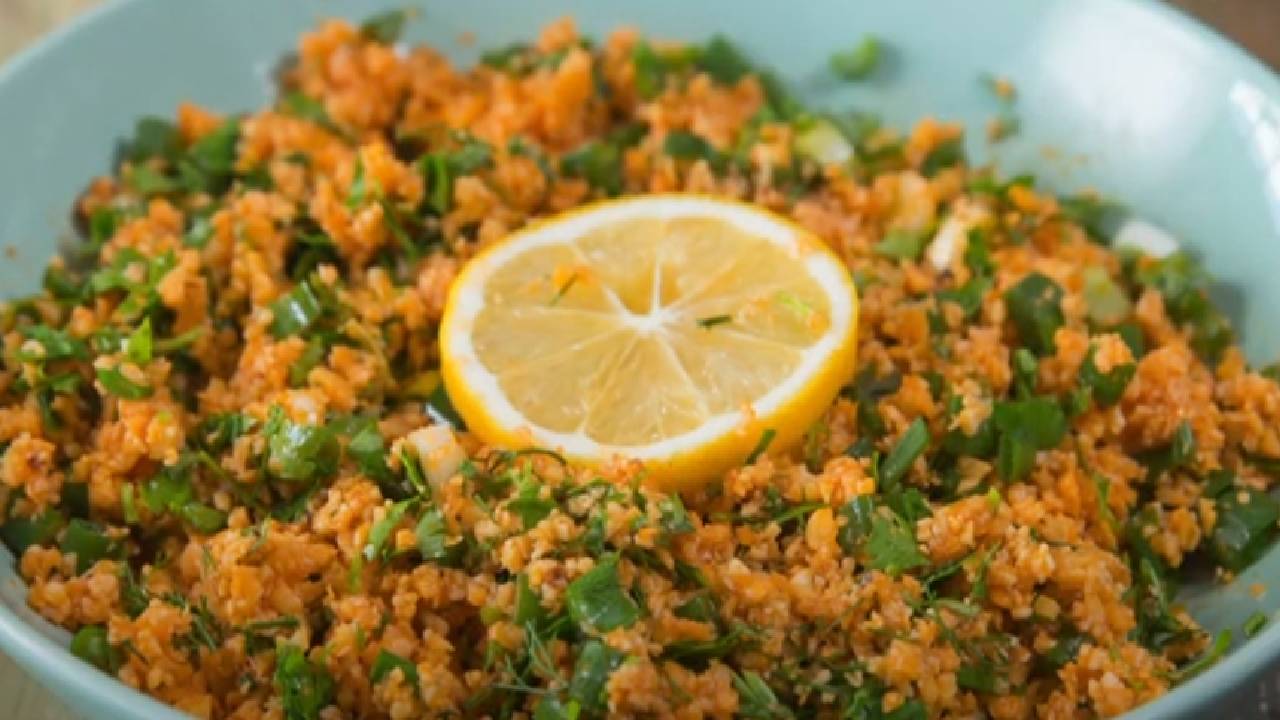 Karnabahardan Kısır Olurmu Demeyin! İşte Kilo Yapmayan Bulgursuz Karnıbahar Kısırı