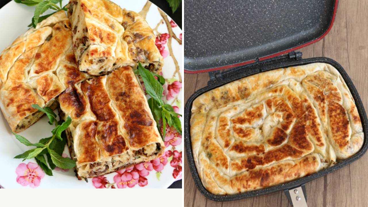 Çat Kapı Misafire Ne Yapabilirim Diyenlere: Tavada Pratik Kıymalı Börek Tarifi
