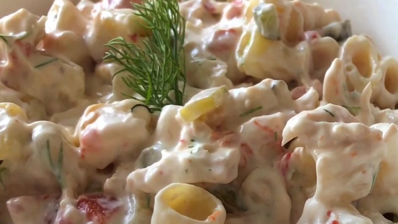 Tavuklu Makarna Salatası nasıl yapılır?