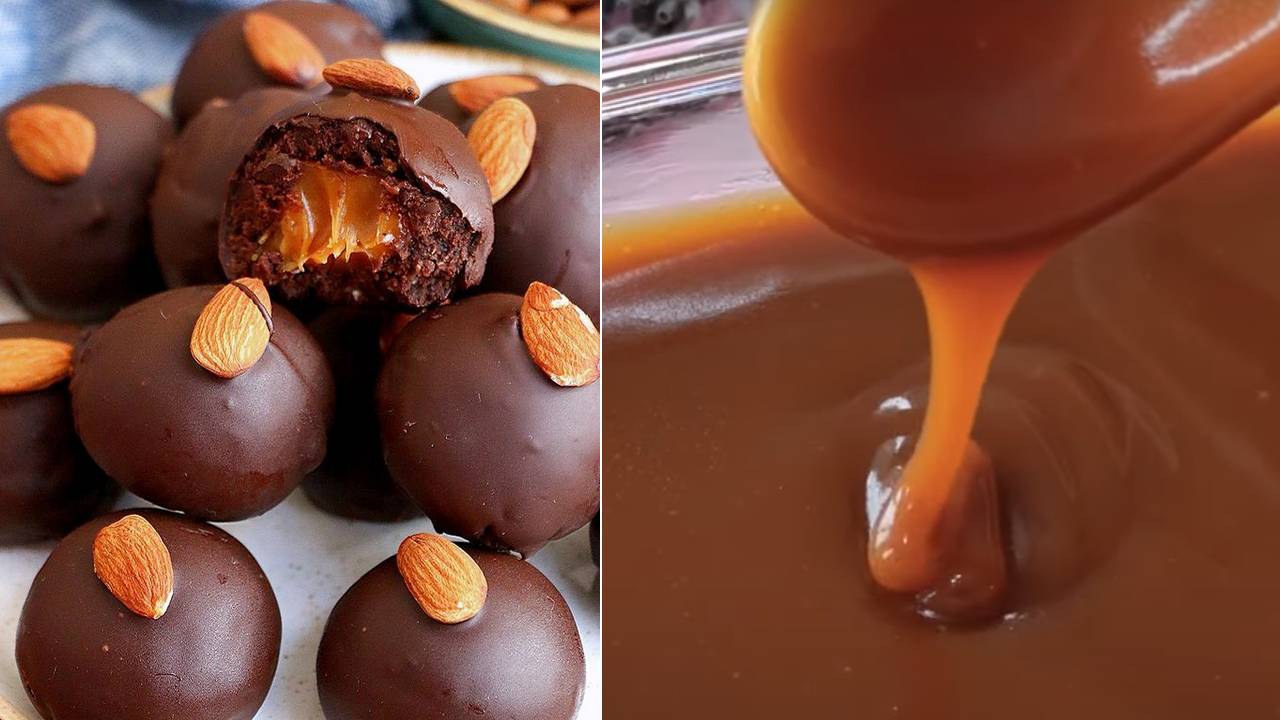 Aklınızı başınızdan alacak karamel dolgulu kek topları